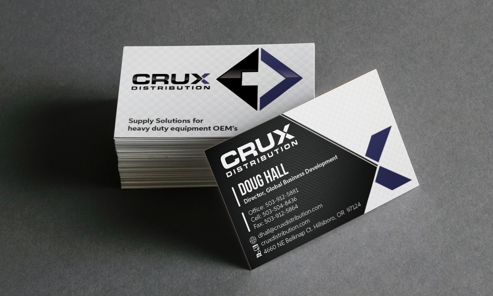 Crux Distribution logo design by DreamLogoDesign