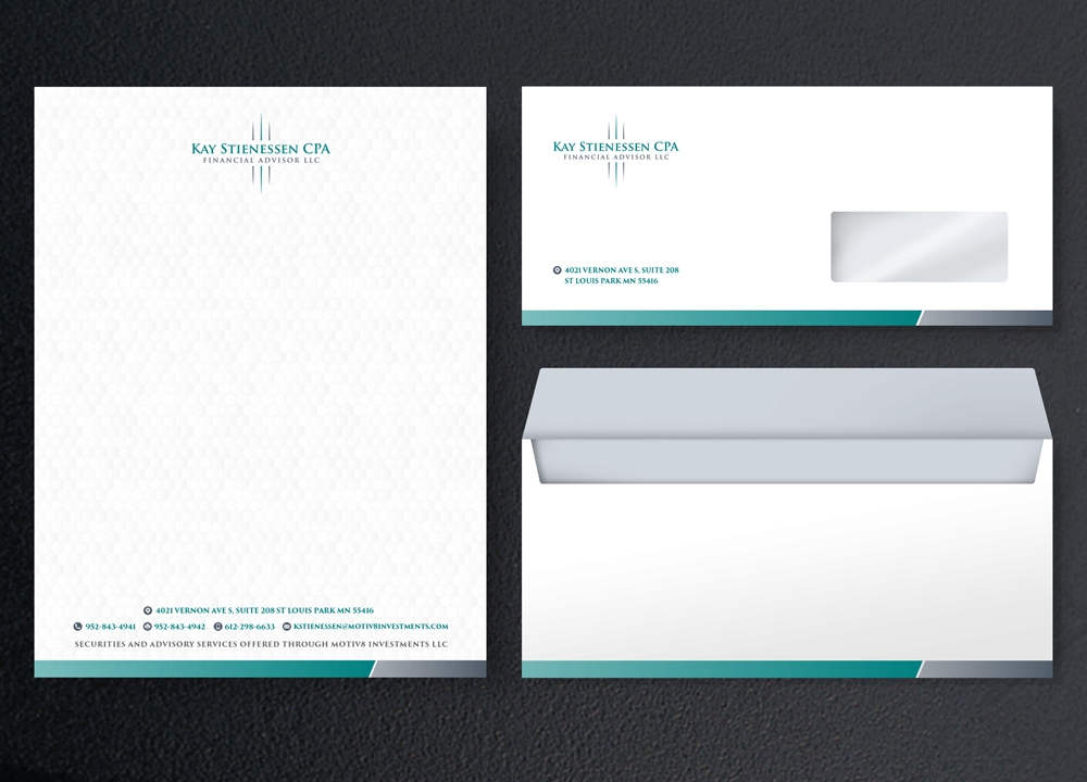 Kay Stienessen CPA Financial Advisor LLC logo design by KHAI