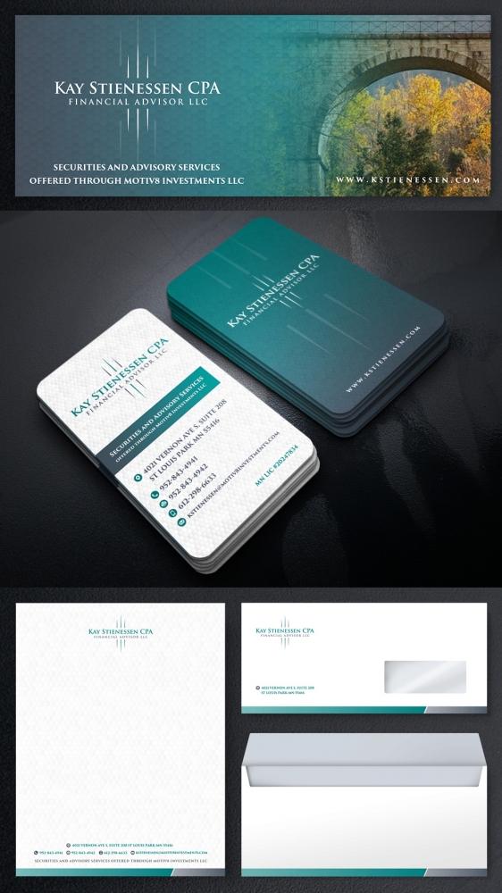 Kay Stienessen CPA Financial Advisor LLC logo design by KHAI