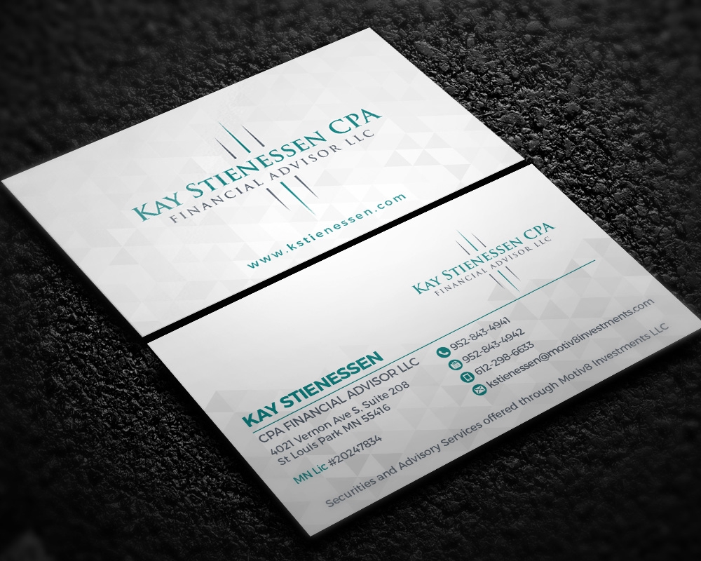 Kay Stienessen CPA Financial Advisor LLC logo design by scriotx