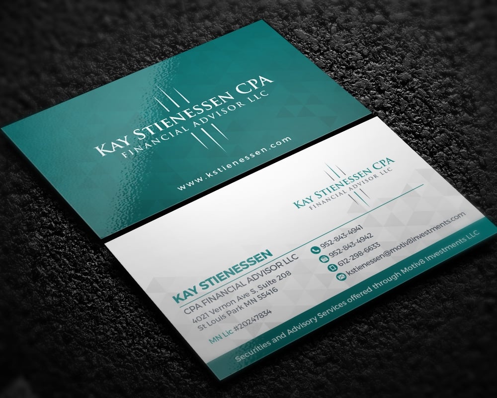 Kay Stienessen CPA Financial Advisor LLC logo design by scriotx