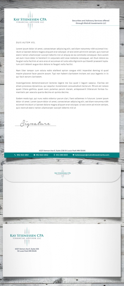 Kay Stienessen CPA Financial Advisor LLC logo design by scriotx