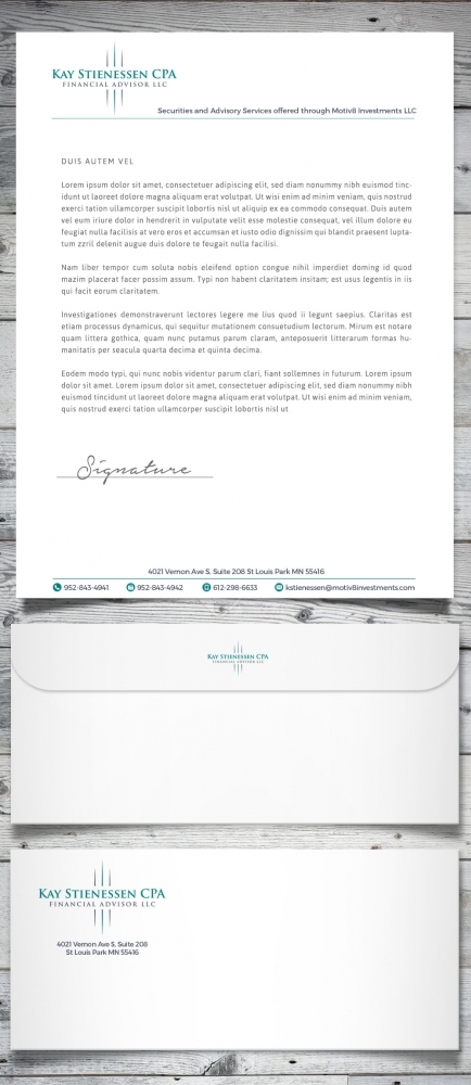 Kay Stienessen CPA Financial Advisor LLC logo design by scriotx