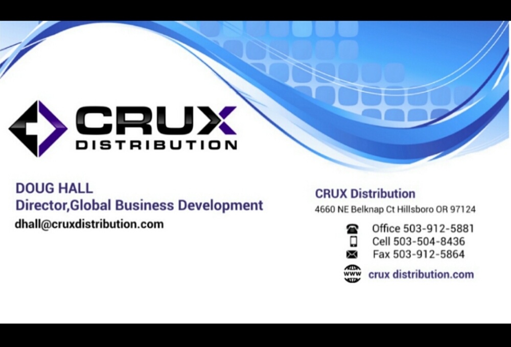 Crux Distribution logo design by wildbrain