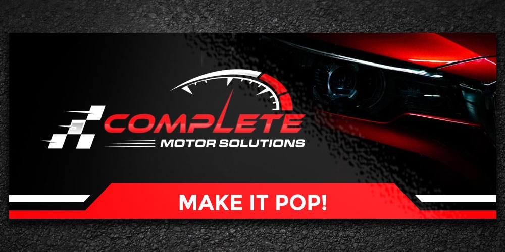 Complete Motor Solutions logo design by Boomstudioz