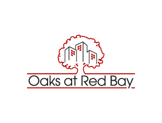 Oaks at Red Bay logo design by lestatic22