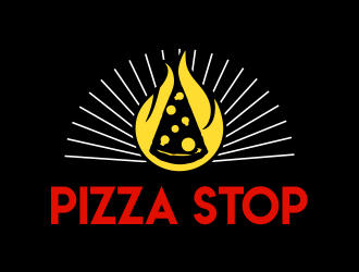 Pizza Stop logo design by JessicaLopes
