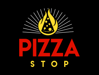 Pizza Stop logo design by JessicaLopes