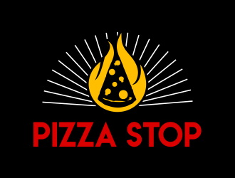 Pizza Stop logo design by JessicaLopes
