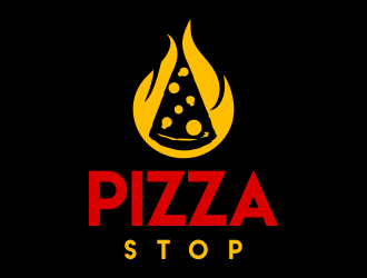 Pizza Stop logo design by JessicaLopes