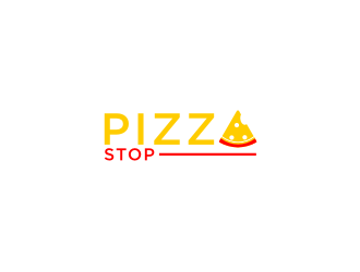 Pizza Stop logo design by bricton
