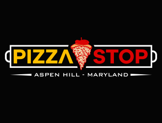 Pizza Stop logo design by Cekot_Art
