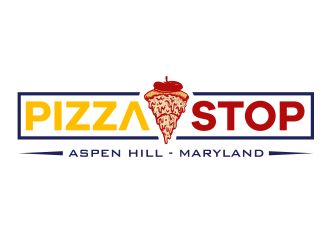 Pizza Stop logo design by Cekot_Art