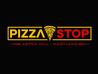 Pizza Stop logo design by Cekot_Art