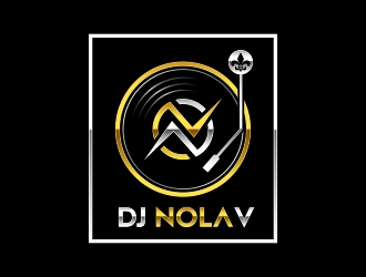 DJ NOLA V logo design by excelentlogo