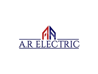 A R Electric logo design by MRANTASI
