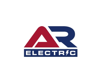A R Electric logo design by MarkindDesign