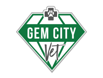 Gem City Vet logo design by BeDesign