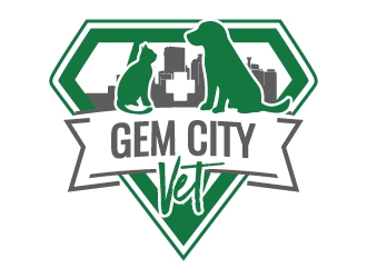 Gem City Vet logo design by jaize
