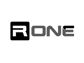 R1, Rone, the letter R   1 in digit or text form, prefer to have it one logo design by BeDesign