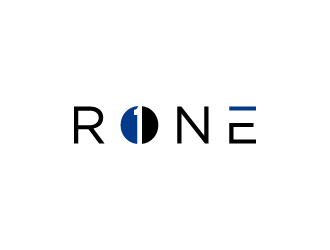 R1, Rone, the letter R   1 in digit or text form, prefer to have it one logo design by denfransko