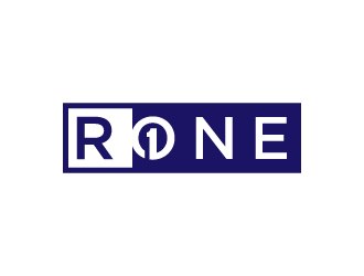 R1, Rone, the letter R   1 in digit or text form, prefer to have it one logo design by denfransko