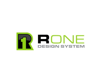 R1, Rone, the letter R   1 in digit or text form, prefer to have it one logo design by MarkindDesign