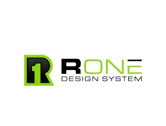 R1, Rone, the letter R   1 in digit or text form, prefer to have it one logo design by MarkindDesign
