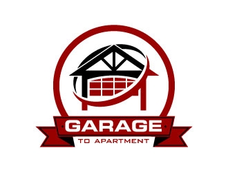 garage to apartment logo design by karjen