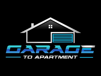 garage to apartment logo design by MUSANG