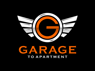 garage to apartment logo design by ubai popi