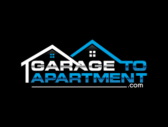 garage to apartment logo design by bluespix