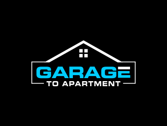 garage to apartment logo design by akhi