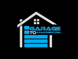garage to apartment logo design by Erasedink