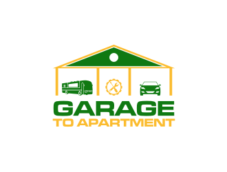 garage to apartment logo design by sodimejo