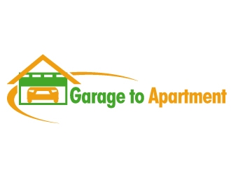 garage to apartment logo design by PMG