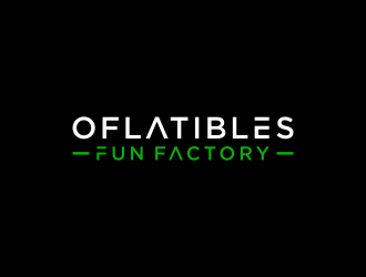 OFLATIBLES FUN FACTORY logo design by BlessedArt