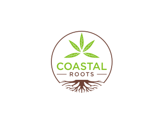 Coastal Roots logo design by vostre