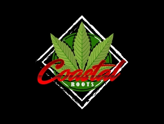 Coastal Roots logo design by Hansiiip