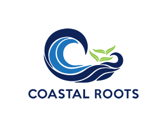 Coastal Roots logo design by nona