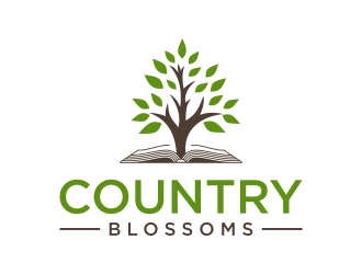 Country Blossoms logo design by p0peye