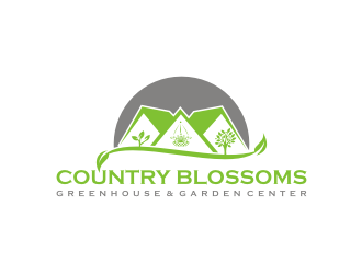 Country Blossoms logo design by andayani*