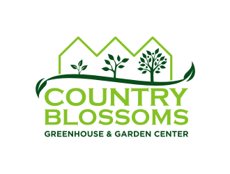Country Blossoms logo design by GemahRipah