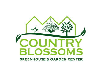 Country Blossoms logo design by GemahRipah