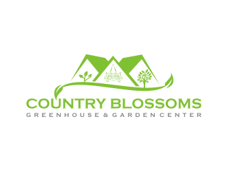 Country Blossoms logo design by andayani*
