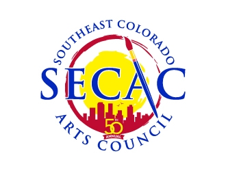 Southeast Colorado Arts Council [SECAC] logo design by jishu