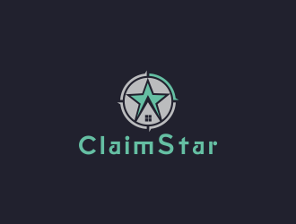 ClaimStar logo design by goblin