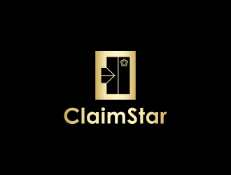 ClaimStar logo design by BlessedArt