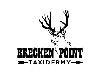 Brecken Point Taxidermy logo design by cybil