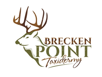 Brecken Point Taxidermy logo design by DreamLogoDesign